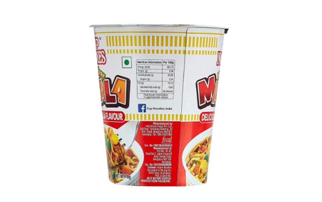 Cup Noodles Mazedaar Masala Delicious Masala Flavour   Cup  70 grams
